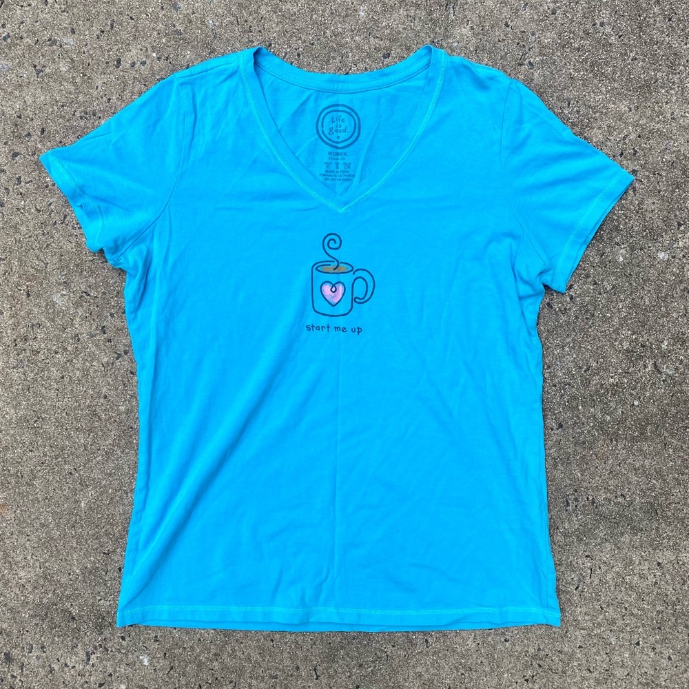 Life Is Good tee